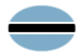 Flagge Botswana