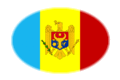 Flagge Republik Moldau