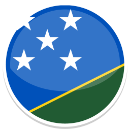 Runde Emblem mit blauem Hintergrund, fünf weißen Sternen und grünem unteren Bereich.